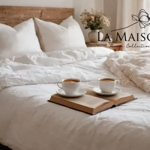 Постільна білизна Stonewashed 200 × 220 см (євро) Mariella Crystal від La Maison