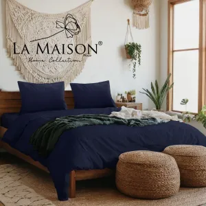 Постільна білизна Stonewashed 200 × 220 см (євро) Mariella Deep Indigo від La Maison