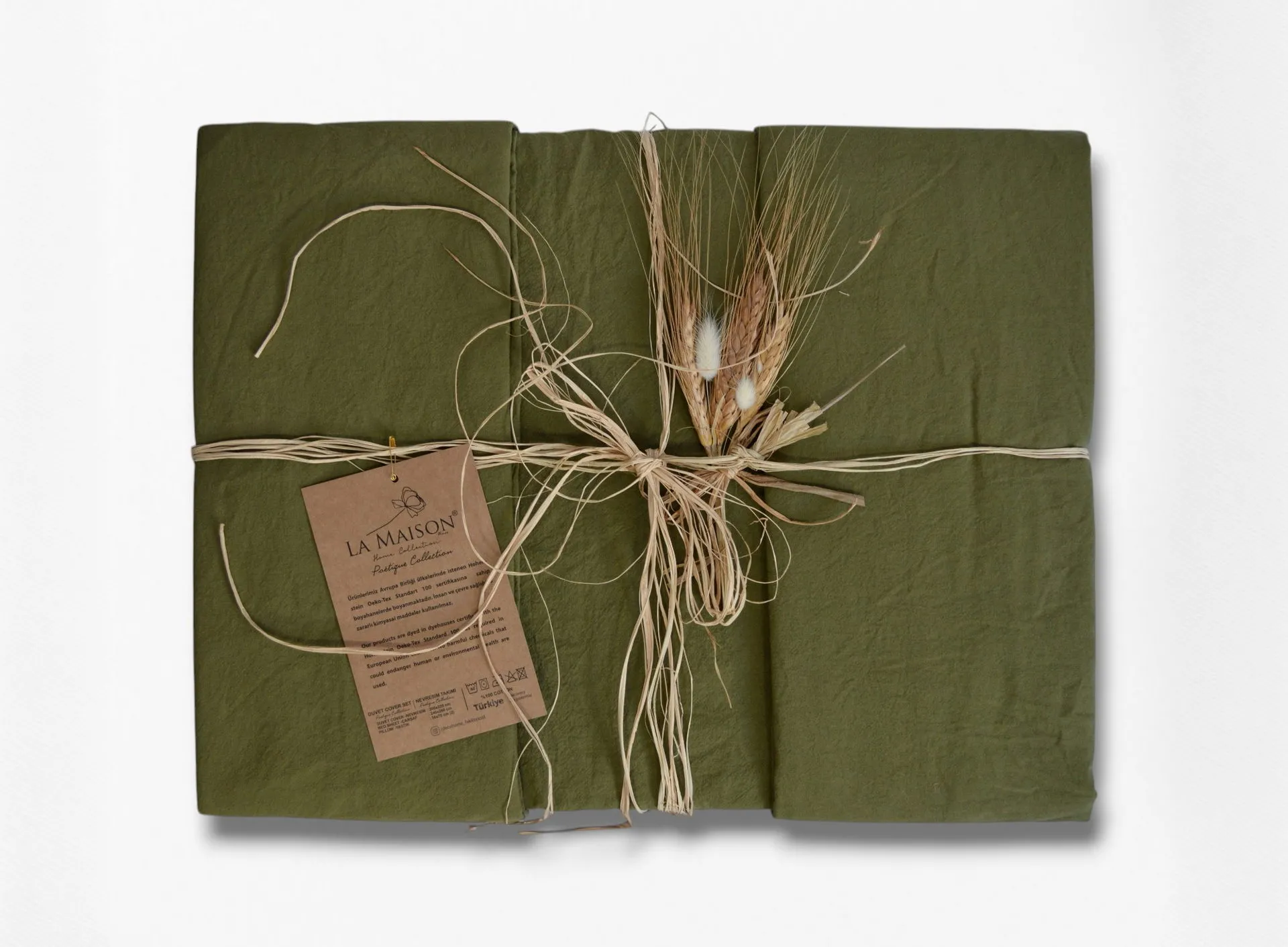 Постільна білизна Stonewashed 200 × 220 см (євро) Mariella Green Muse від La Maison - Зображення 3