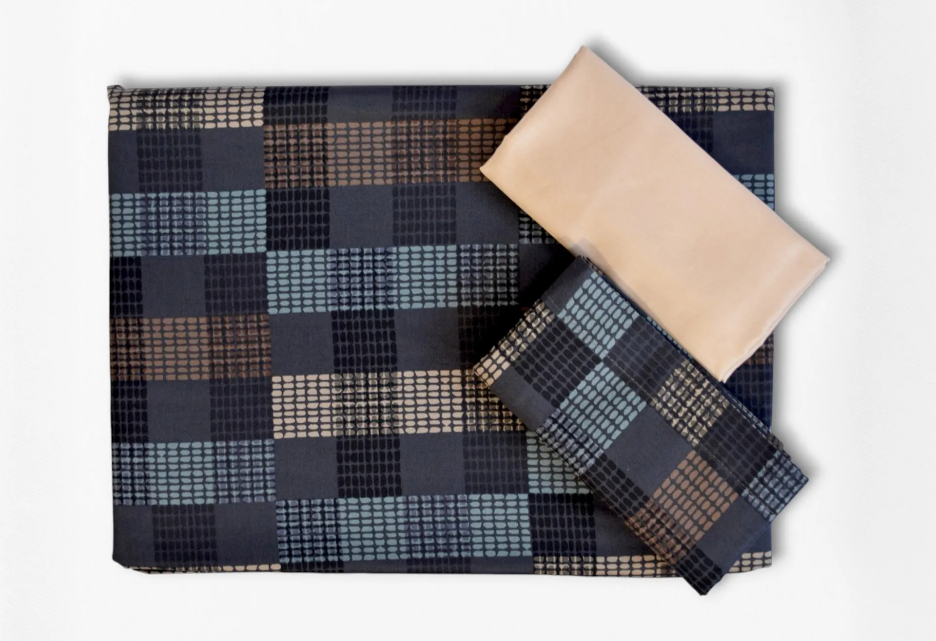 Комплект постільної білизни Cotton Satin 200 × 220 см (євро) Marone від Issimo - Зображення 4
