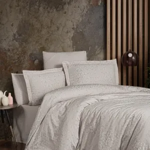 Постільна білизна Cotton Satin 160 × 220 см (полуторний) Megan Beige від First Choice