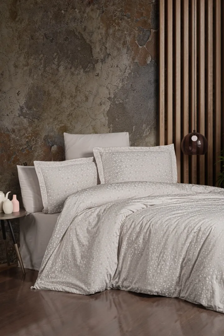Постільна білизна Cotton Satin 160 × 220 см (2 шт., сімейний) сімейна Megan Beige від First Choice