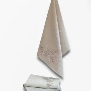 Alternative view of Набір рушників з вишивкою 70×140 см Milan Feathers від Pupilla