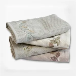 Набір рушників з вишивкою 70×140 см Milan Leaf від Pupilla