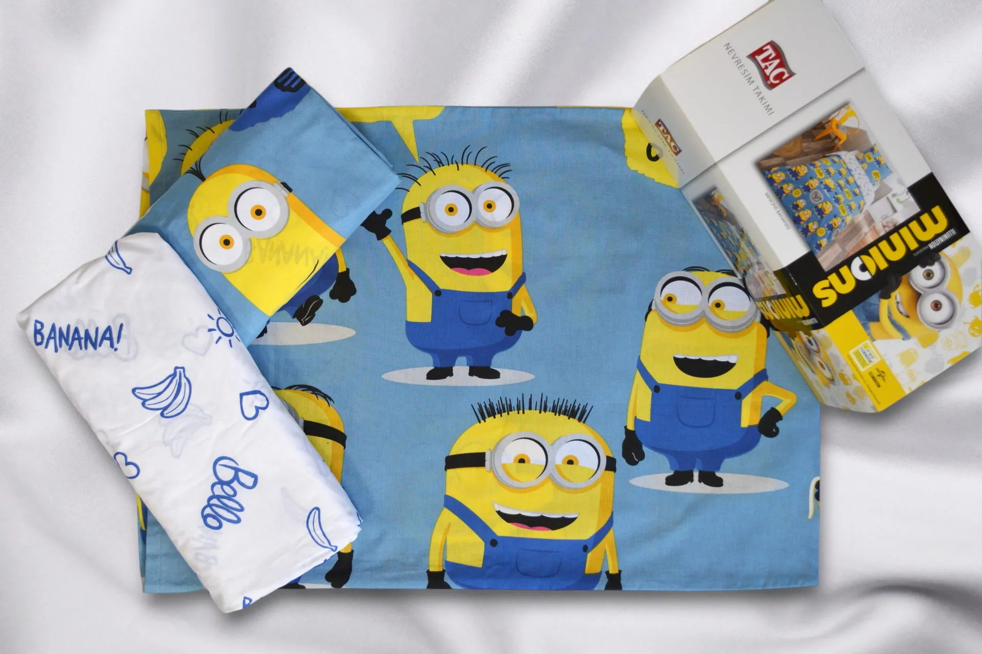 Постільна білизна Disney 160 × 220 см (полуторний) Minions Bananas від TAC - Зображення 2