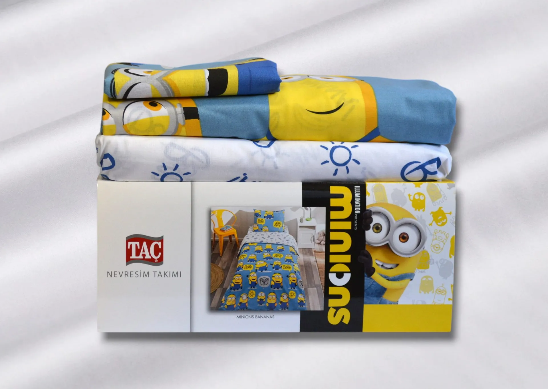 Постільна білизна Disney 160 × 220 см (полуторний) Minions Bananas від TAC - Зображення 4