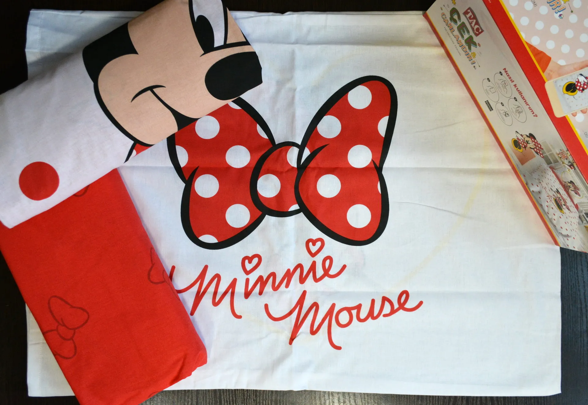 Постільна білизна Disney 160 × 220 см (полуторний) Minnie And Mickey Lovely від TAC - Зображення 2