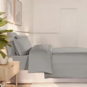 Alternative view of Постільна білизна Mona Premium Satin 300TC 200 × 220 см (євро) Montova Ash від La Romano