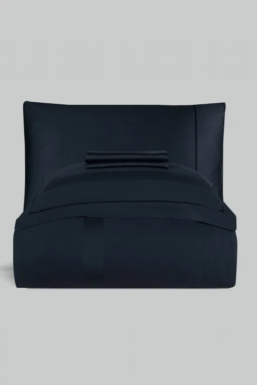 Постільна білизна Mona Premium Satin 300TC 200 × 220 см (євро) Montova Navy Blue від La Romano - Зображення 6