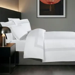 Alternative view of Постільна білизна Mona Premium Satin 300TC 200 × 220 см (євро) Montova White від La Romano