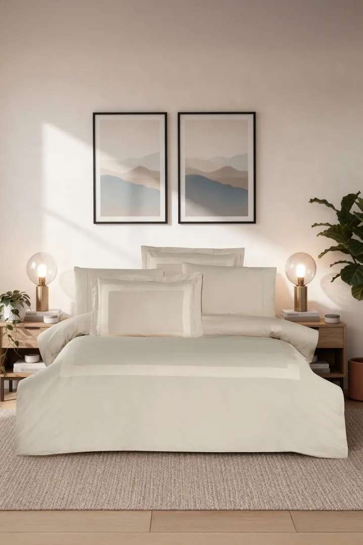 Постільна білизна Mona Premium Satin 300TC 200 × 220 см (євро) Montova Wind від La Romano