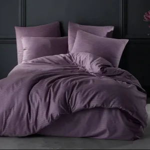 Постільна білизна Stripe Satin 200 × 220 см (євро), простирадло 180х200+30 см Murdum від Charlotte