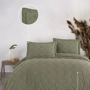 Alternative view of Покривало з наволочками Natural Creations 240 × 260 см (євро) Зелений від Maribor