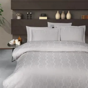 Постільна білизна Jacquard Satin 200 × 220 см (євро) Norel Latte від First Choice