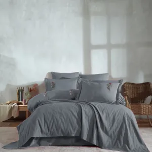 Постільна білизна з покривалом 200 × 220 см (євро) Noris Grey від Saheser