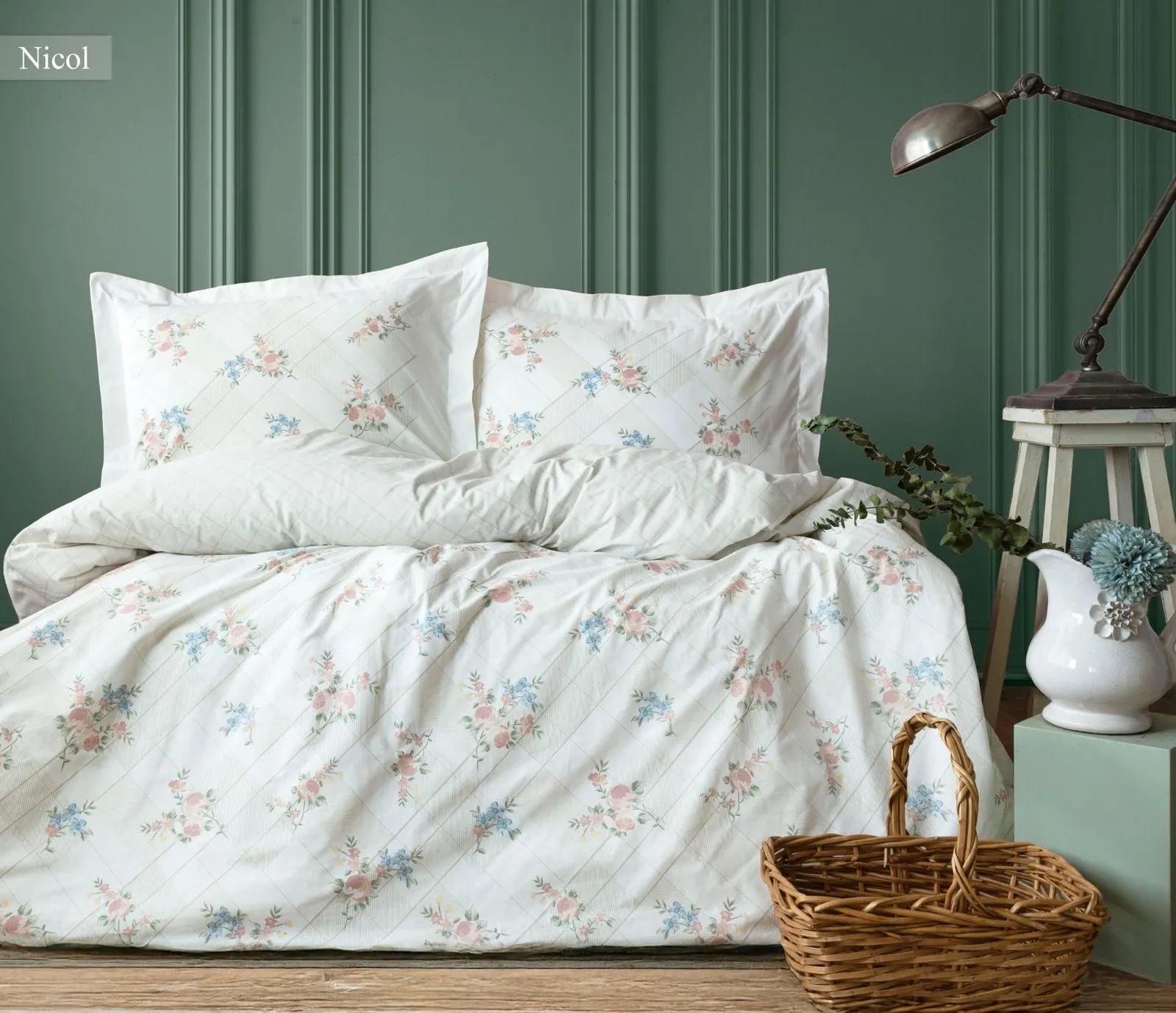 Постільна білизна Poplin 200 × 220 см (євро) Nicol від Pupilla