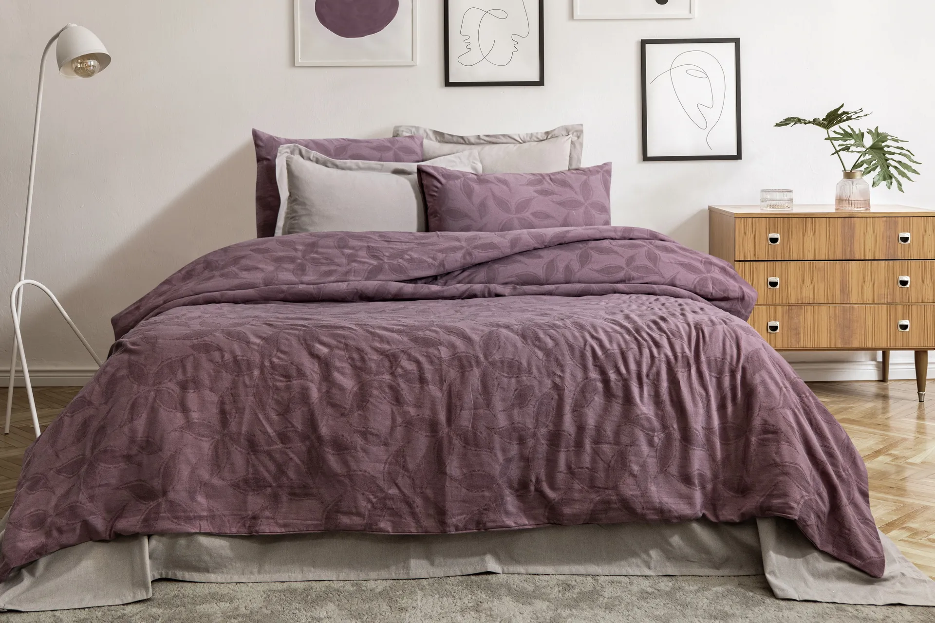 Постільна білизна Luxury Jacquard 200 × 220 см (євро) Nimbus від Saheser