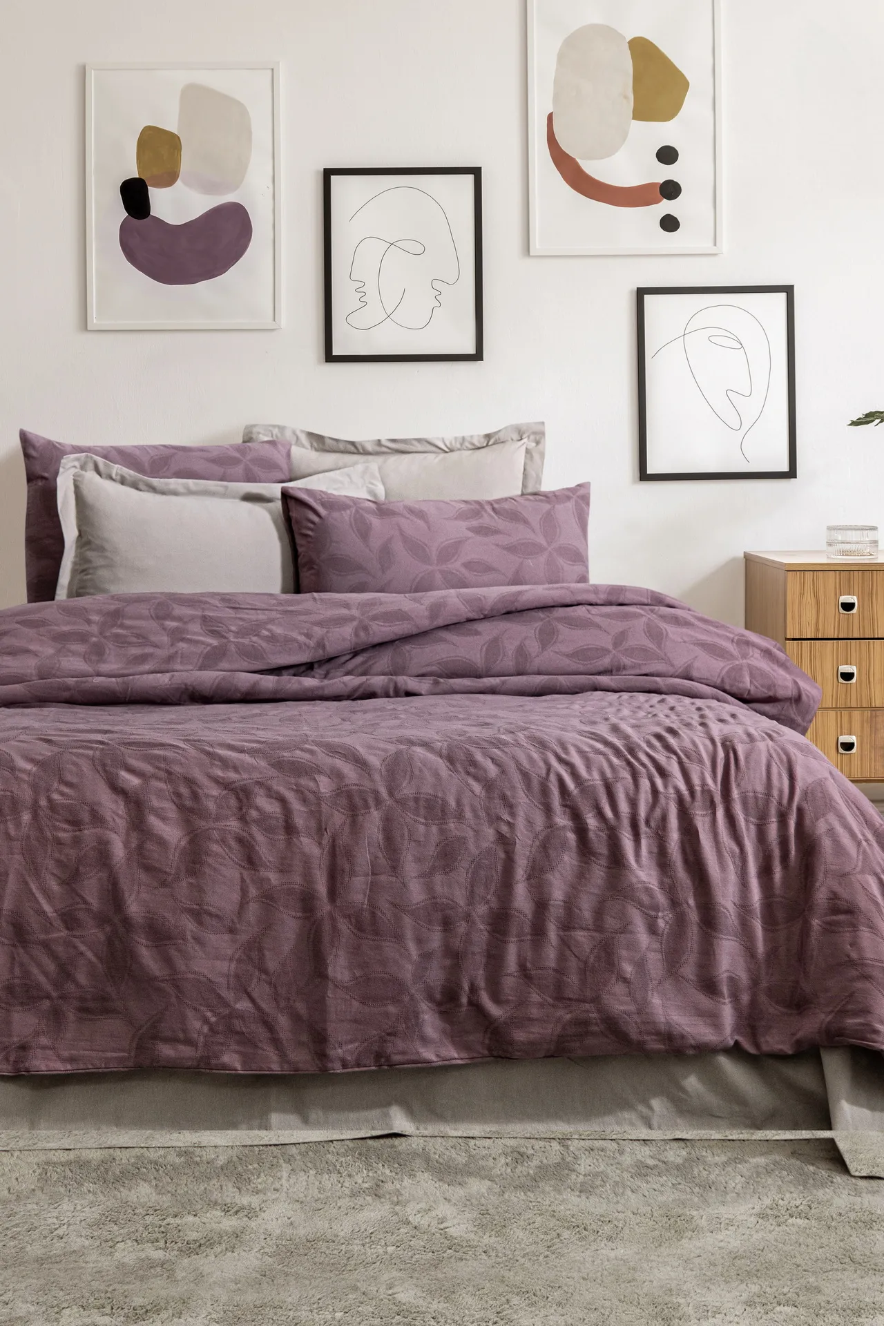 Постільна білизна Luxury Jacquard 200 × 220 см (євро) Nimbus від Saheser - Зображення 3