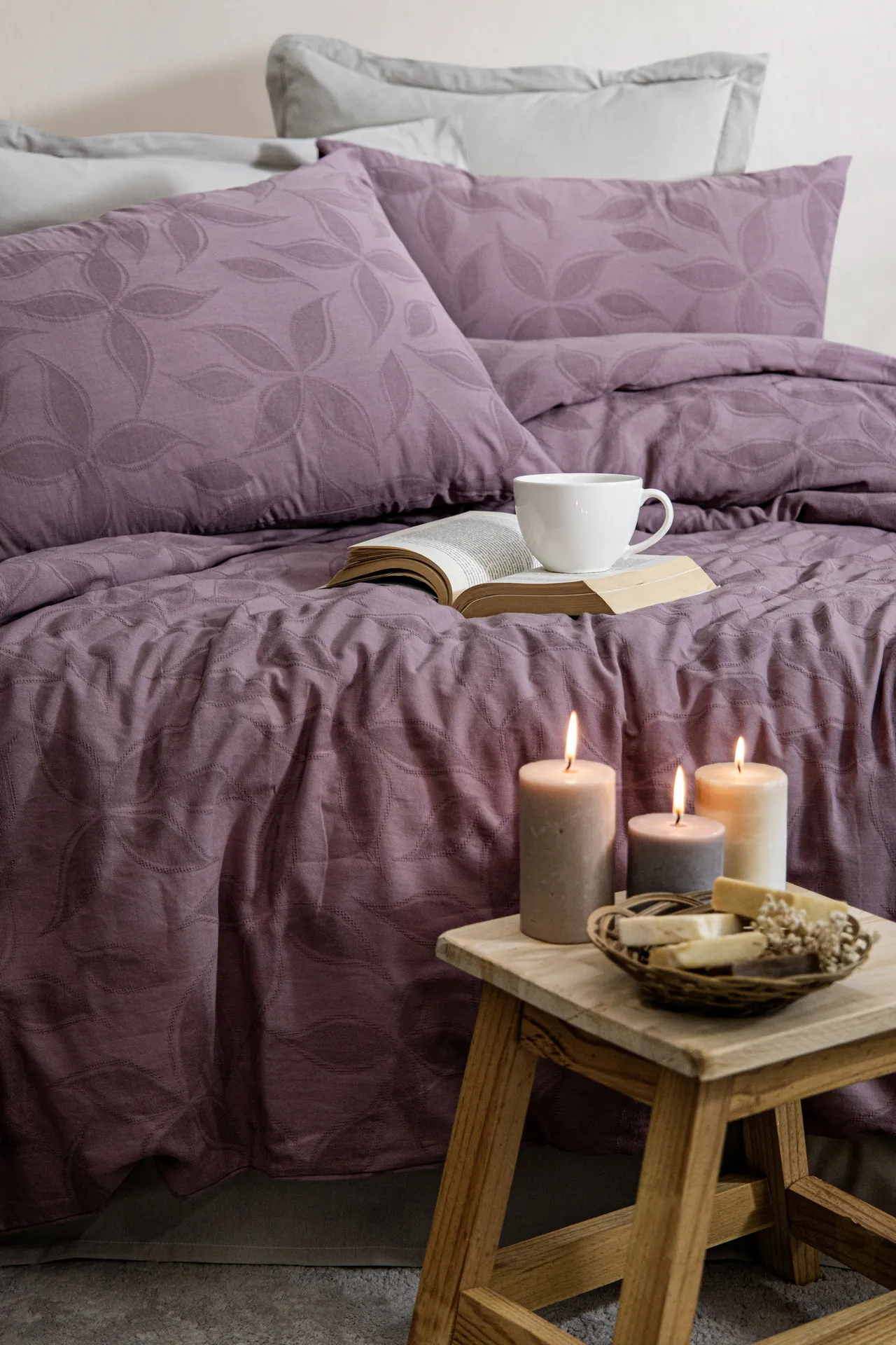 Постільна білизна Luxury Jacquard 200 × 220 см (євро) Nimbus від Saheser - Зображення 4