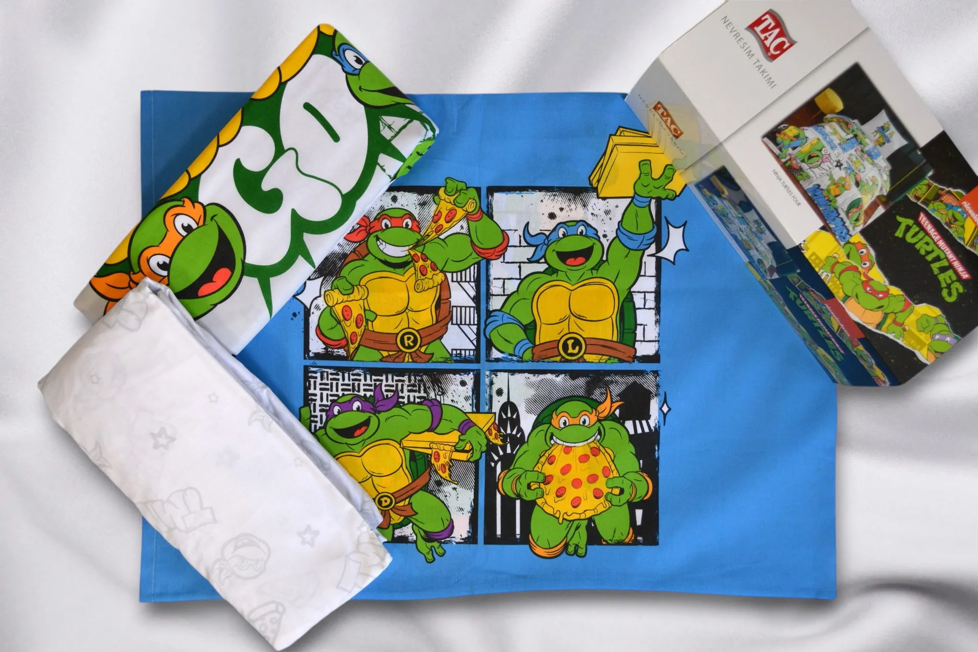 Постільна білизна Disney 160 × 220 см (полуторний) Ninja Turtles Four від TAC - Зображення 4