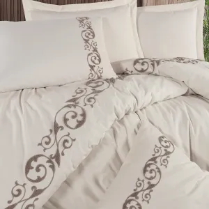 Alternative view of Постільна білизна Poplin 200 × 220 см (євро) Noble Sampanya від Maribor