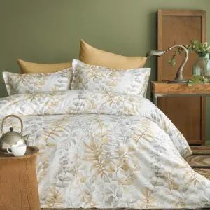 Комплект постільної білизни Cotton Satin 200 × 220 см (євро) Occale Beige від Issimo