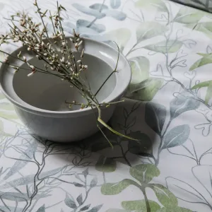 Alternative view of Комплект постільної білизни Cotton Satin 200 × 220 см (євро) Occale Green від Issimo