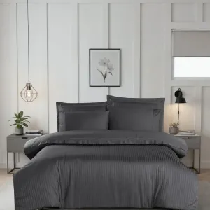 Постільна білизна Mona Premium Satin 300TC 200 × 220 см (євро) Orcella Grey від La Romano
