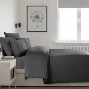 Alternative view of Постільна білизна Mona Premium Satin 300TC 200 × 220 см (євро) Orcella Grey від La Romano