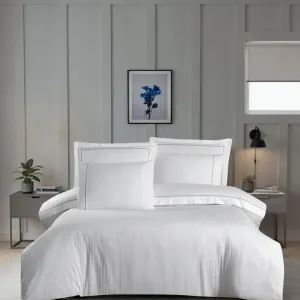 Постільна білизна Mona Premium Satin 300TC 200 × 220 см (євро) Orcella White від La Romano