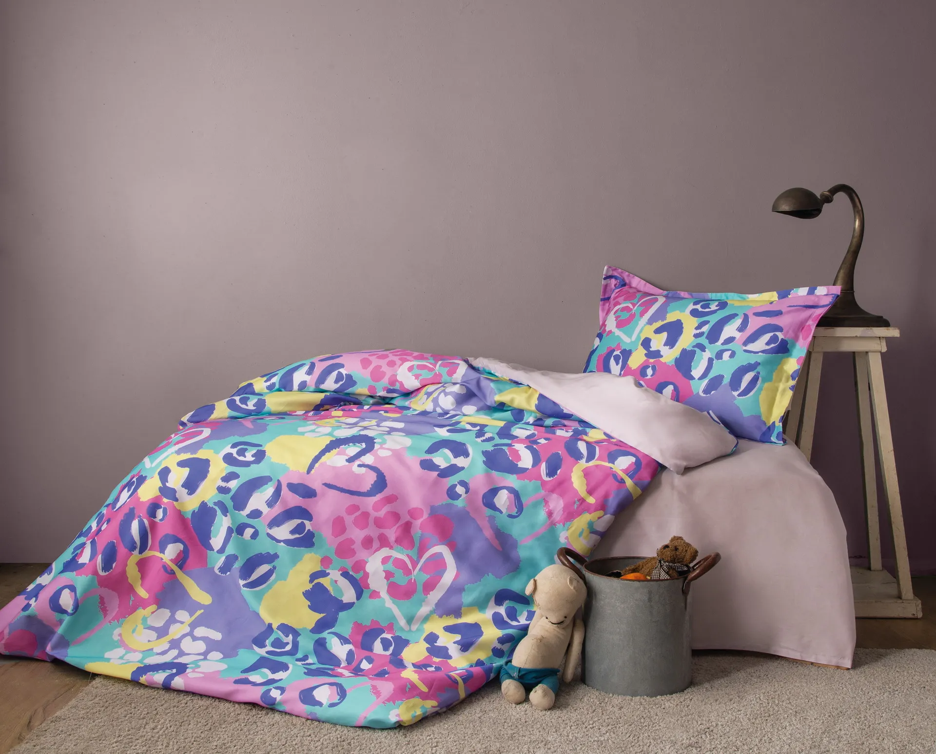 Комплект постільної білизни Digital Satin 160 × 220 см Pinky від Issimo - Зображення 2