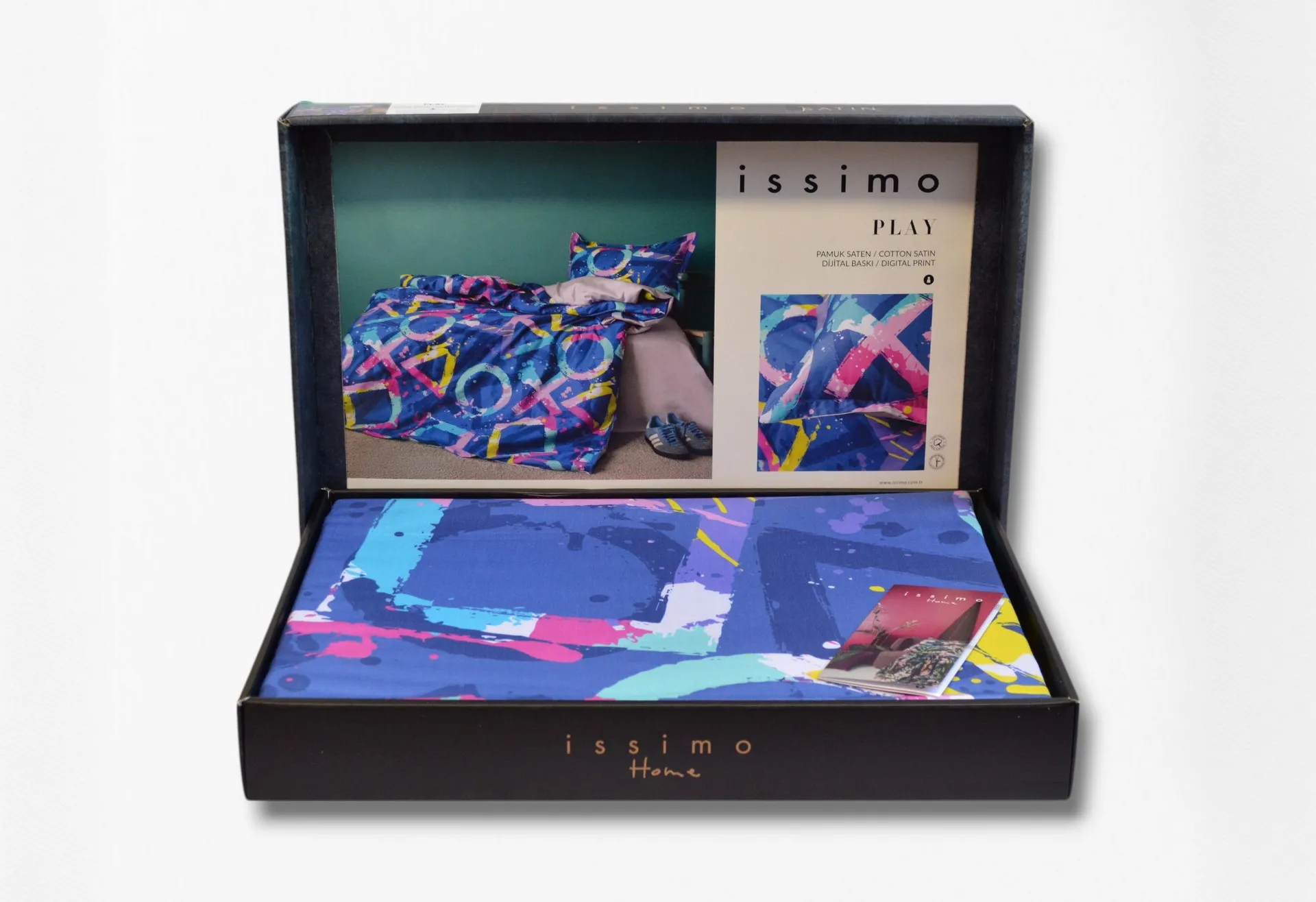 Комплект постільної білизни Digital Satin 160 × 220 см Play від Issimo - Зображення 7