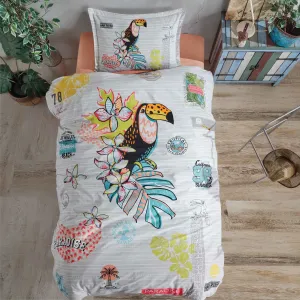 Постільна білизна Ranforce 160 × 220 см (полуторний) Paradise від Clasy