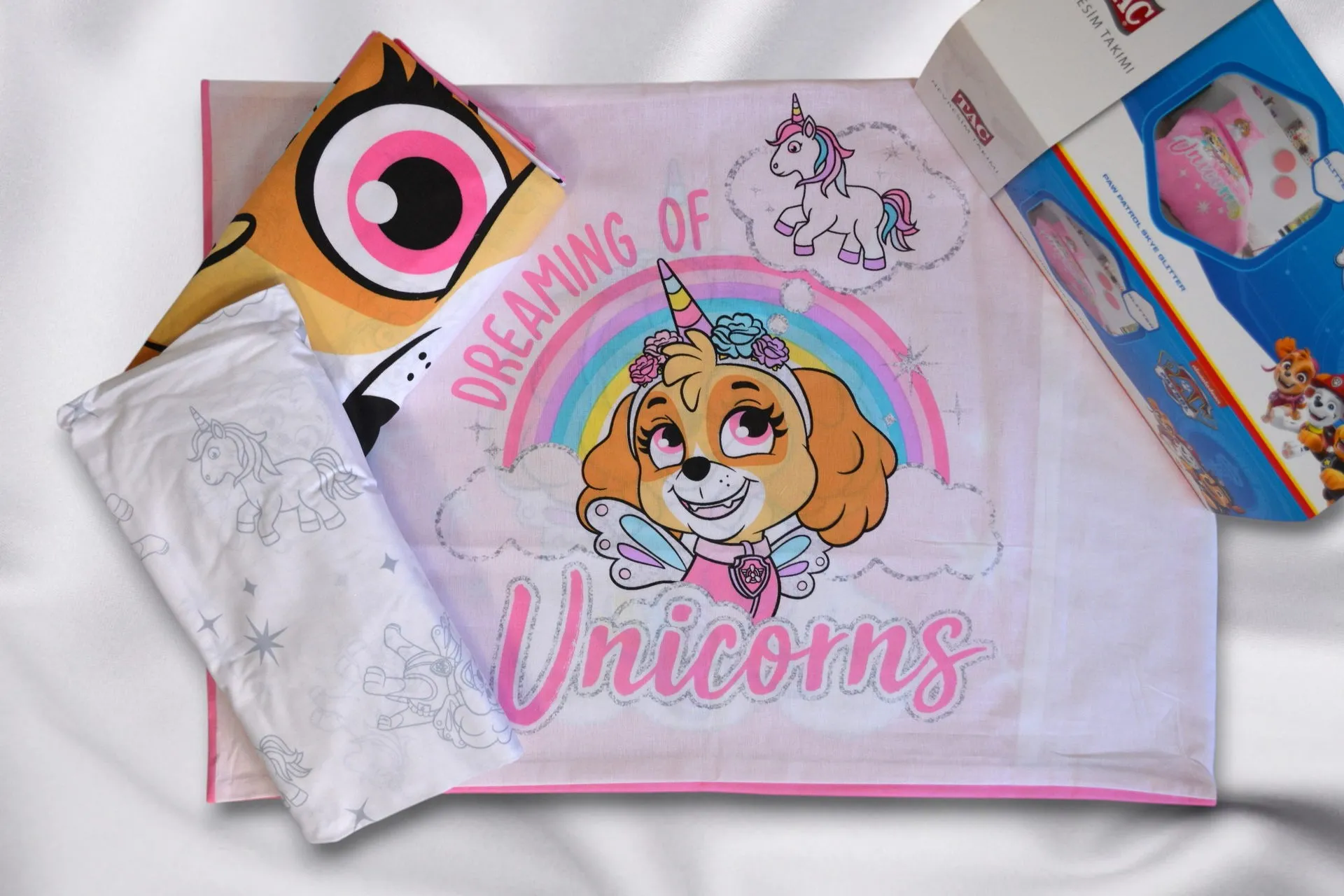 Постільна білизна Disney 160 × 220 см (полуторний) Paw Patrol Skye Glitter від TAC - Зображення 3