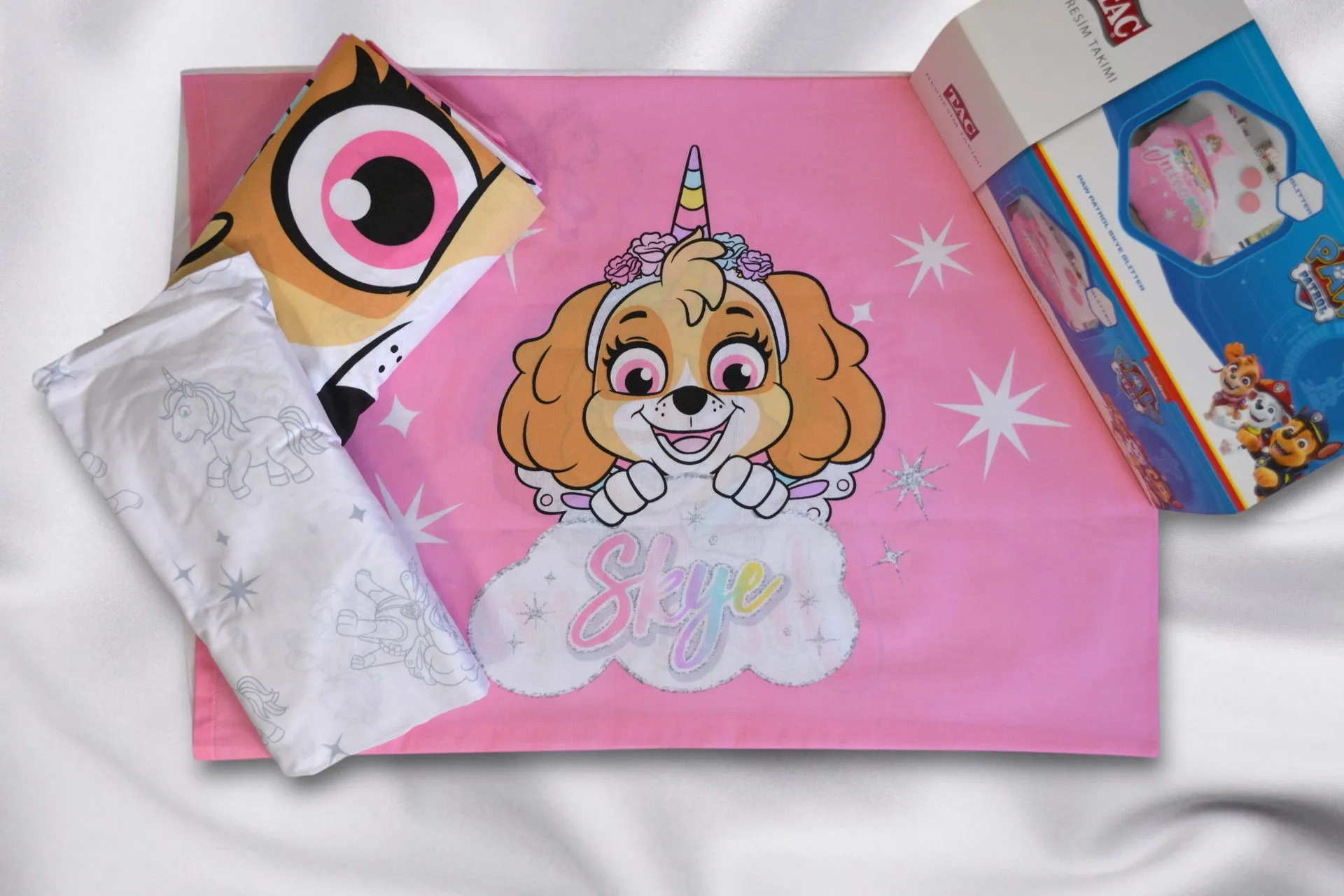Постільна білизна Disney 160 × 220 см (полуторний) Paw Patrol Skye Glitter від TAC - Зображення 4