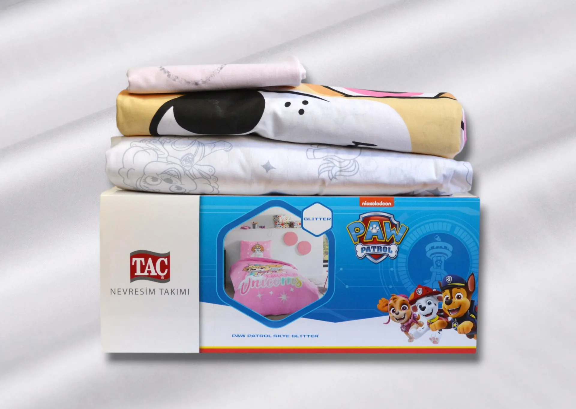 Постільна білизна Disney 160 × 220 см (полуторний) Paw Patrol Skye Glitter від TAC - Зображення 5