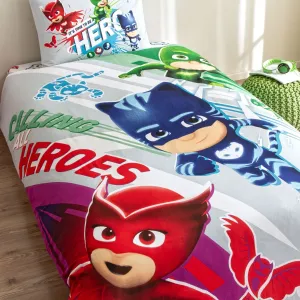 Alternative view of Постільна білизна Disney 160 × 220 см (полуторний) PJ Masks Super Team від TAC