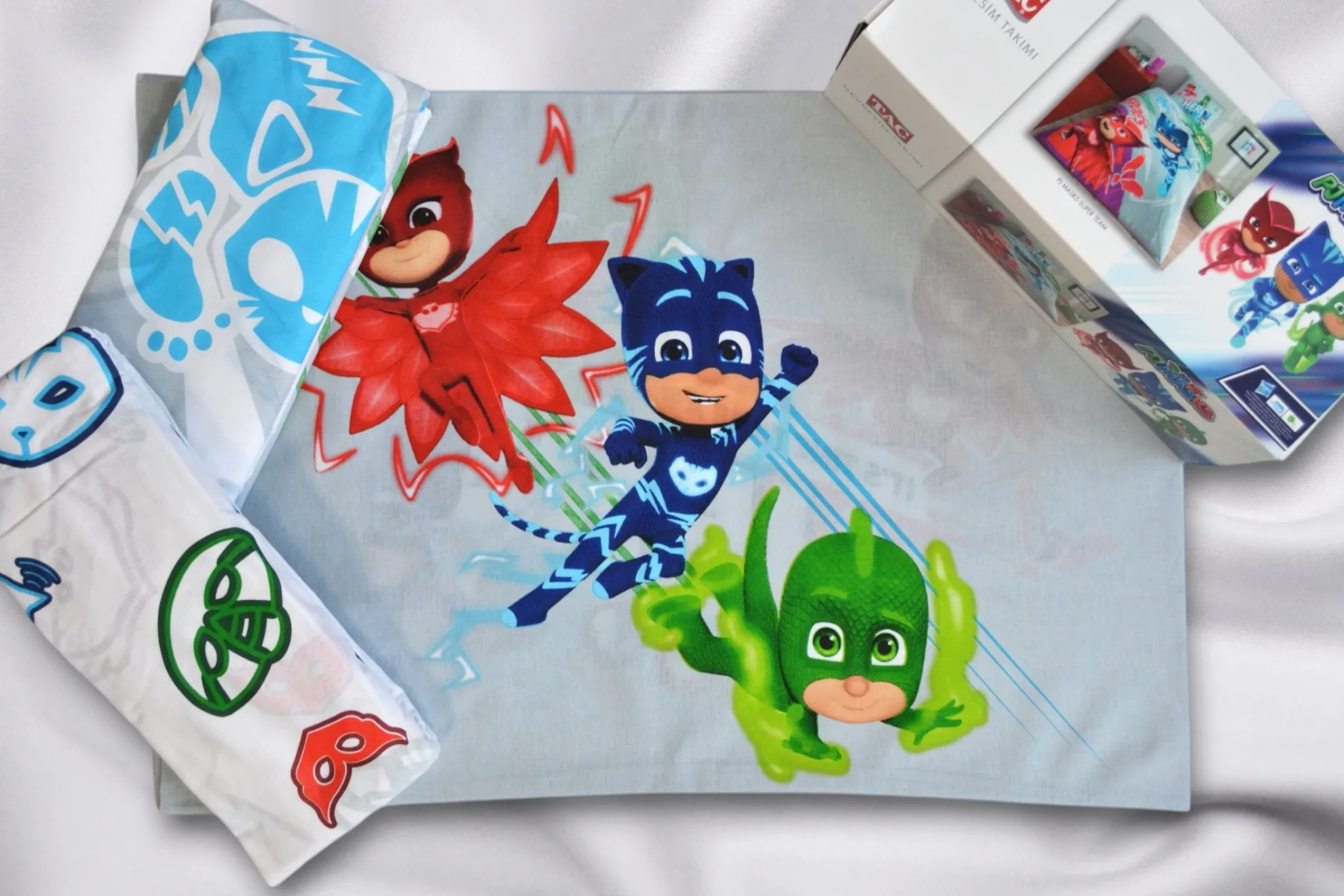 Постільна білизна Disney 160 × 220 см (полуторний) PJ Masks Super Team від TAC - Зображення 4