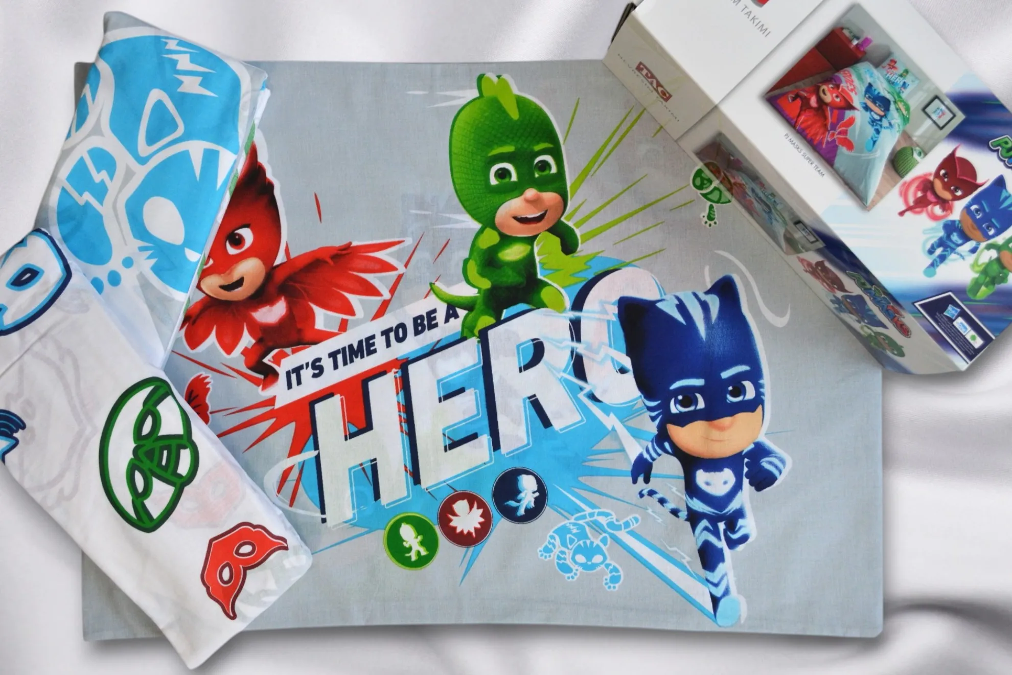 Постільна білизна Disney 160 × 220 см (полуторний) PJ Masks Super Team від TAC - Зображення 5
