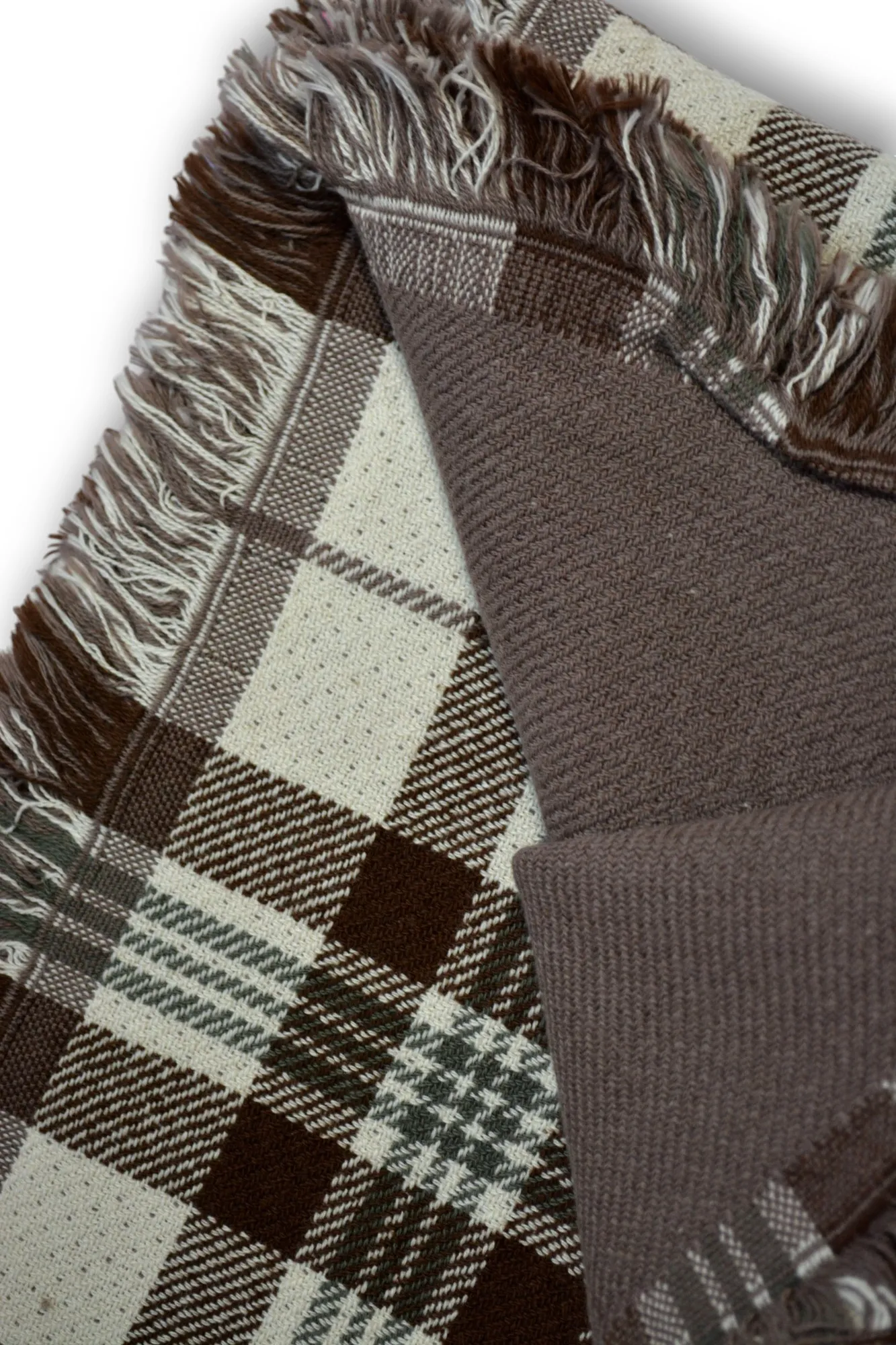 Плед Ruma Plaid 240 × 220 см Коричневий від First Choice - Зображення 5