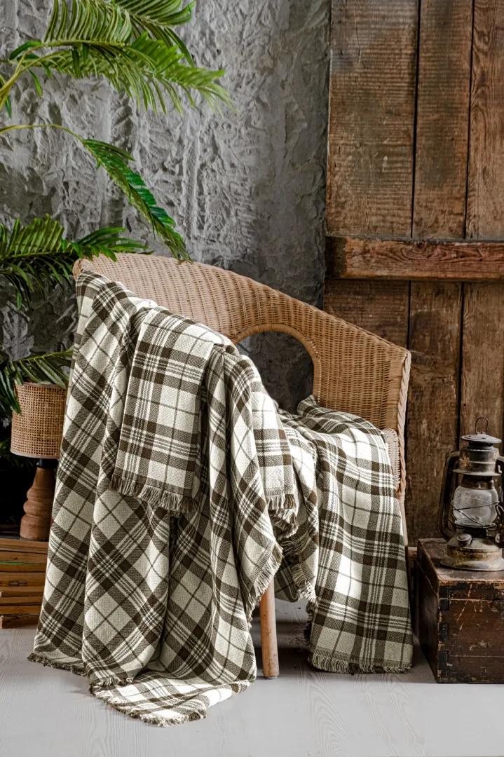 Плед Ruma Plaid 240 × 220 см Коричневий від First Choice