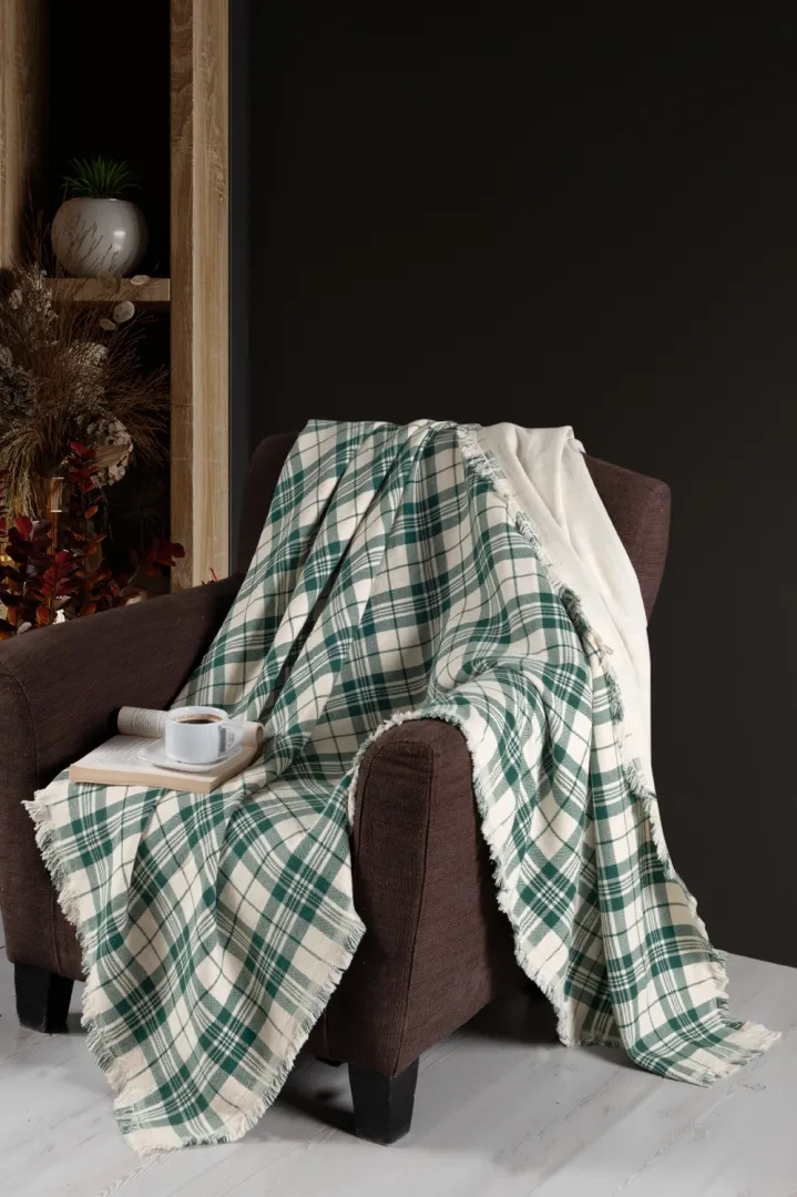 Плед Ruma Plaid 240 × 220 см Зелений від First Choice