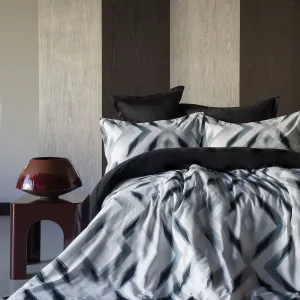 Комплект постільної білизни Digital Satin 200 × 220 см (євро) Quadra від Issimo