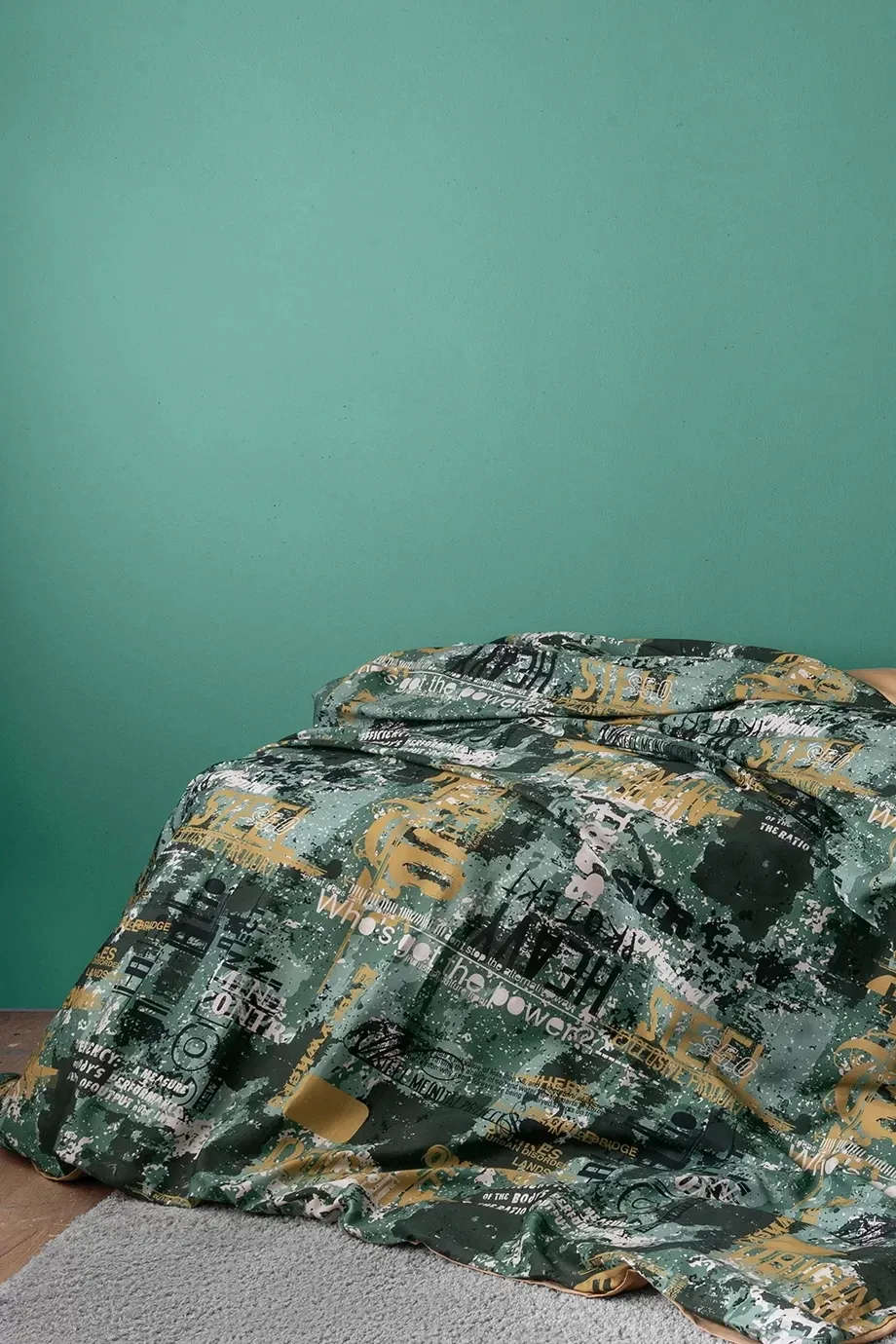 Комплект постільної білизни Digital Satin 160 × 220 см Rocky від Issimo - Зображення 3