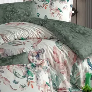 Alternative view of Постільна білизна Premium Satin 200 × 220 см (євро) Reneta Green від La Romano