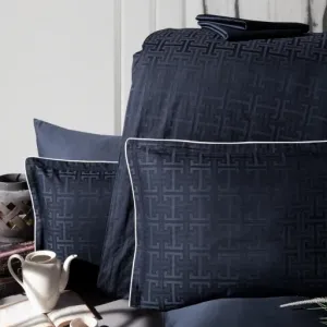 Alternative view of Постільна білизна Premium Satin 200 × 220 см (євро) Rodel Navy Blue від La Romano