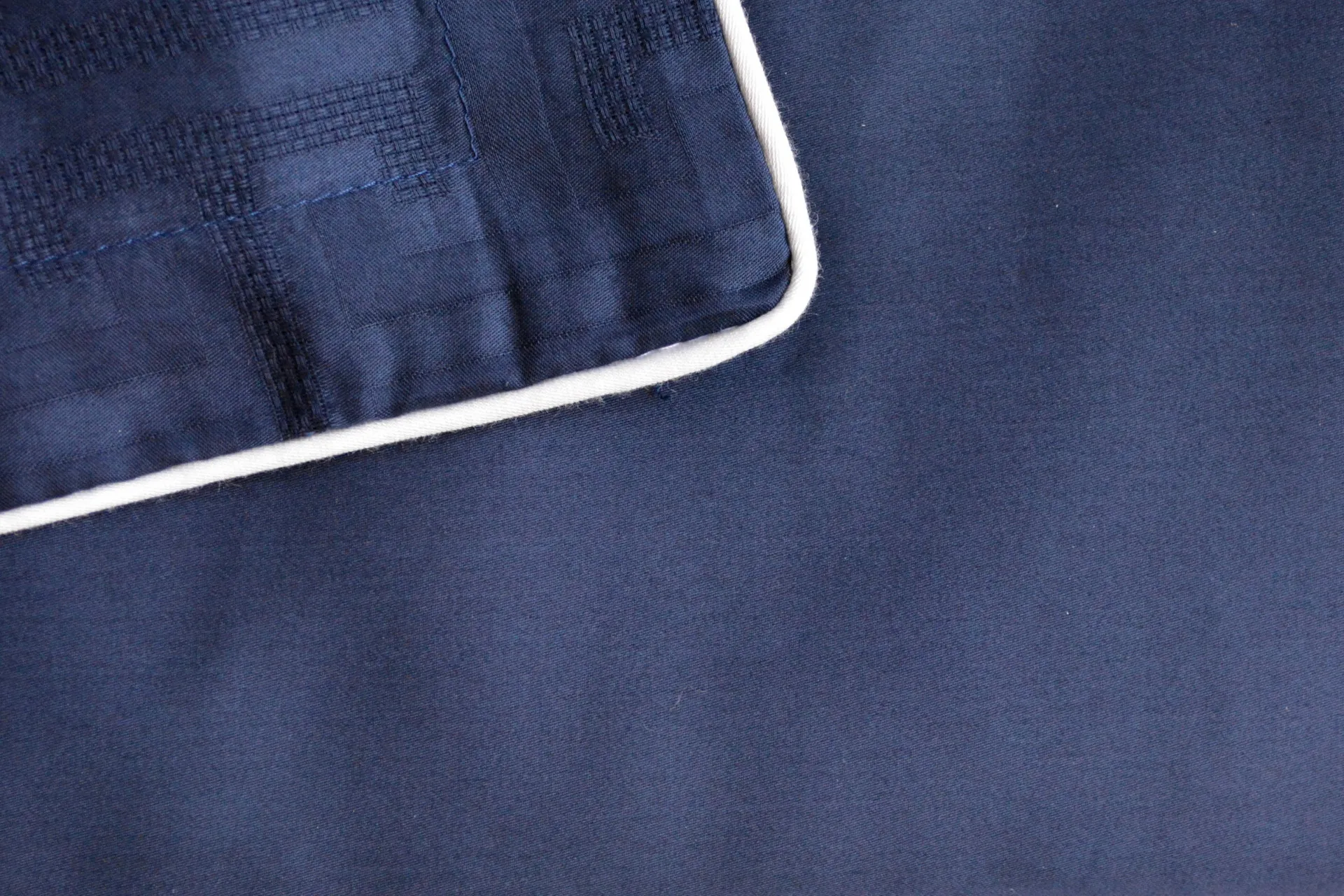 Постільна білизна Premium Satin 160 × 220 см (2 шт., сімейний) сімейна Rodel Navy Blue від La Romano - Зображення 3