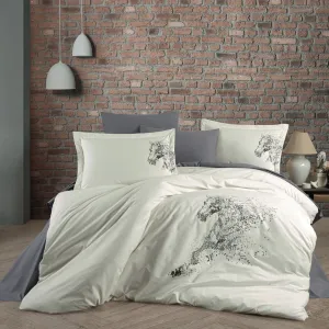 Постільна білизна Poplin 200 × 220 см (євро) Royal Krem від Maribor