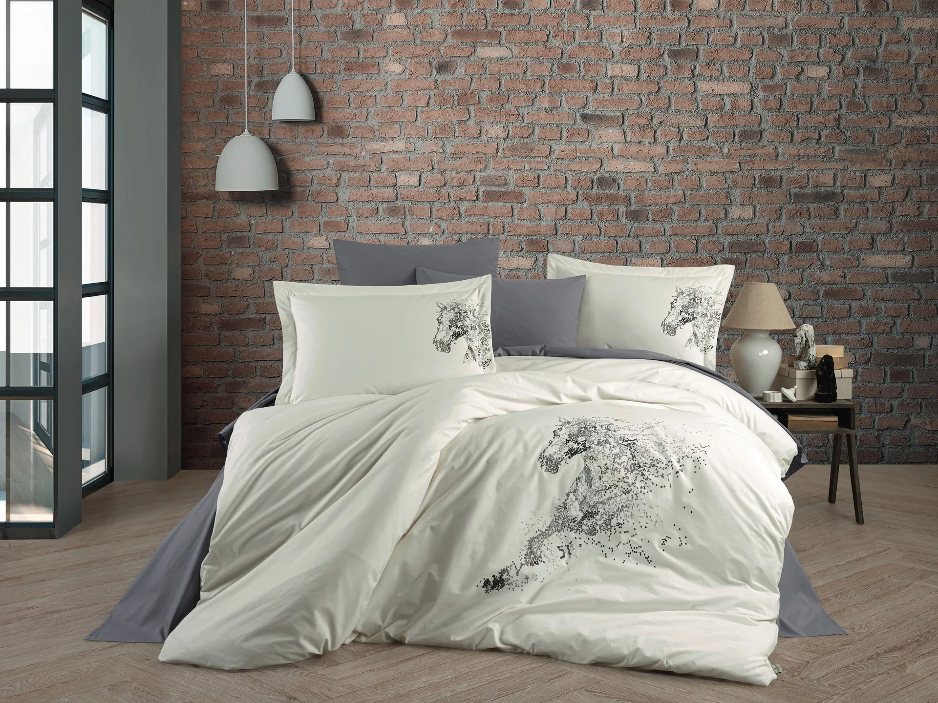 Постільна білизна Poplin 200 × 220 см (євро) Royal Krem від Maribor