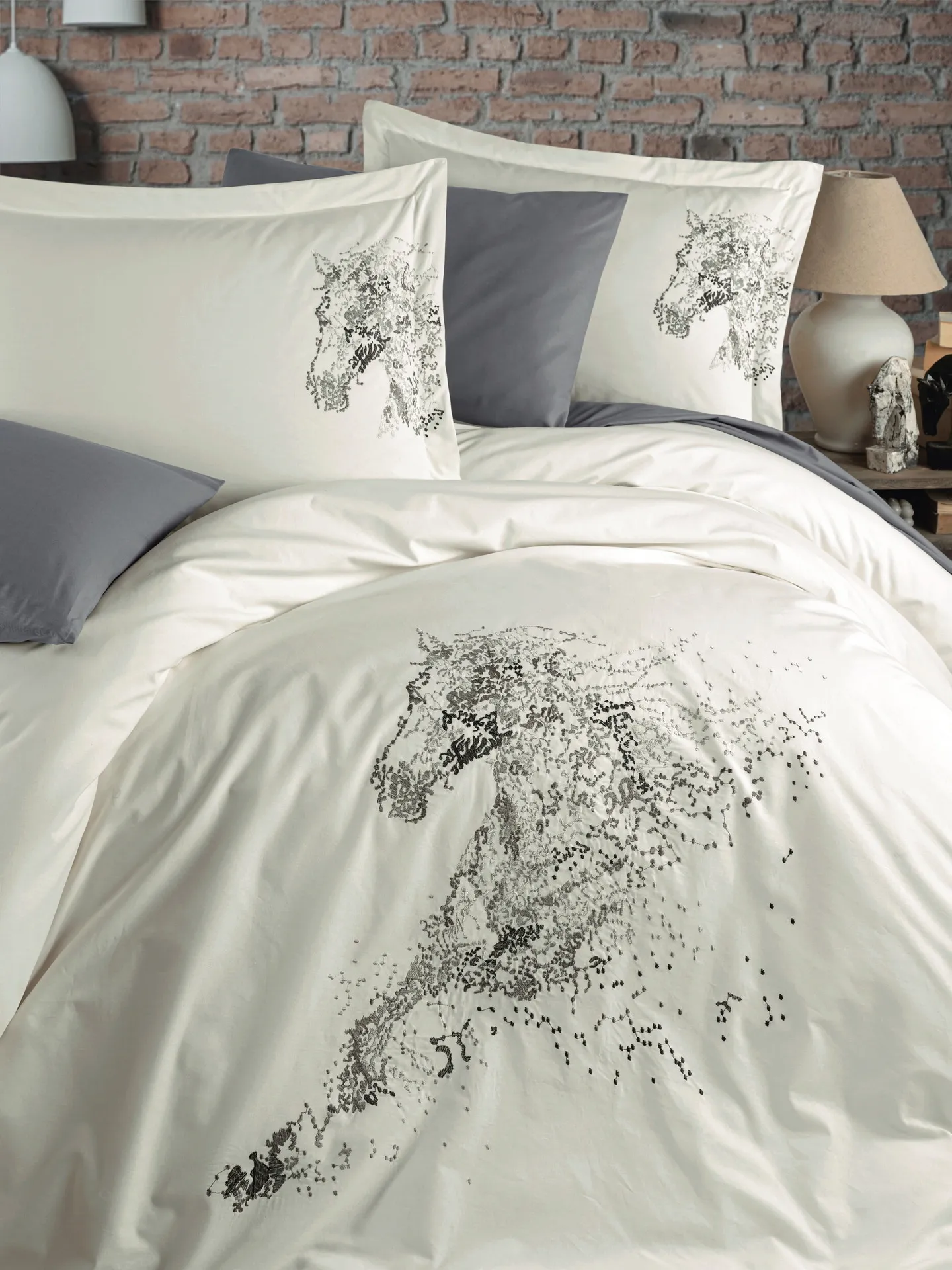 Постільна білизна Poplin 200 × 220 см (євро) Royal Krem від Maribor - Зображення 2